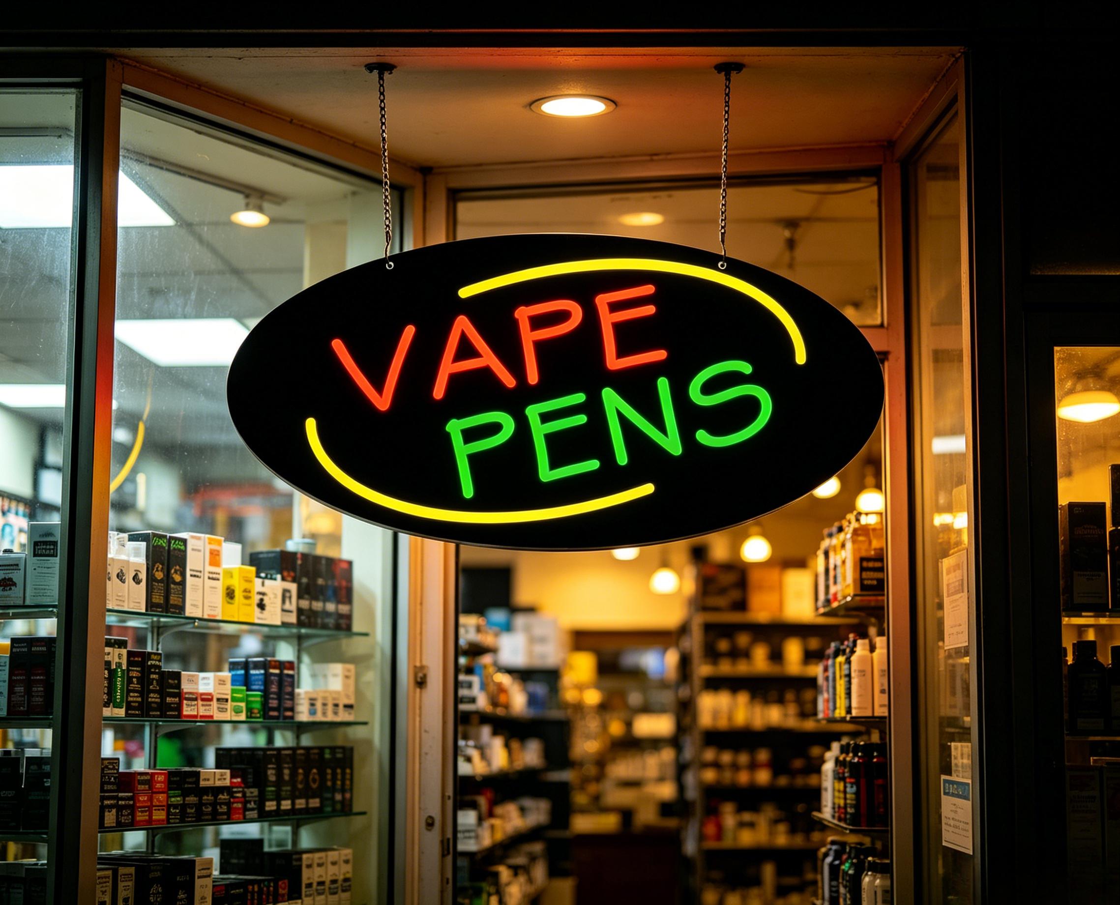 Letreiro Neon para Canetas Vap - Vaping Store avaliação e preço